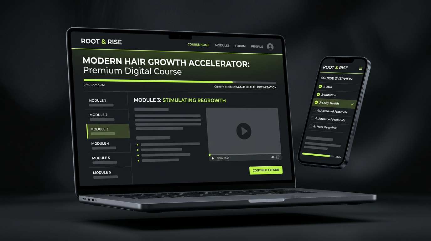 20-Day Hair Regrowth Program - Stop Hair Loss Naturally Before It's Too Late