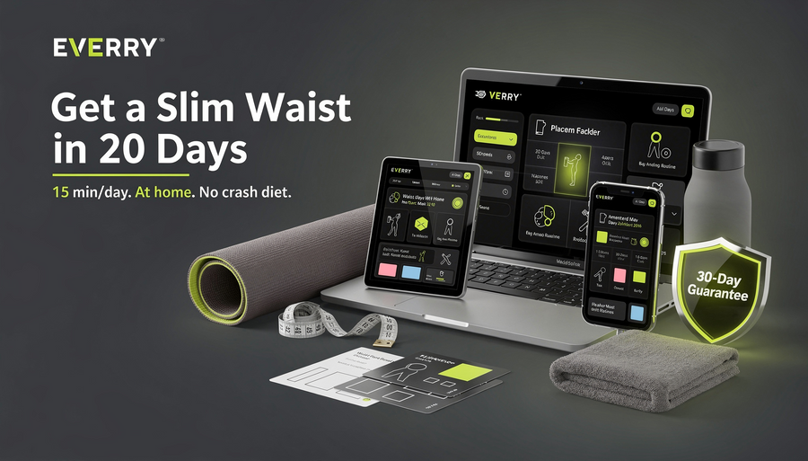 Get a Slim Waist in 20 Days (No Gym, No Crash Diet)